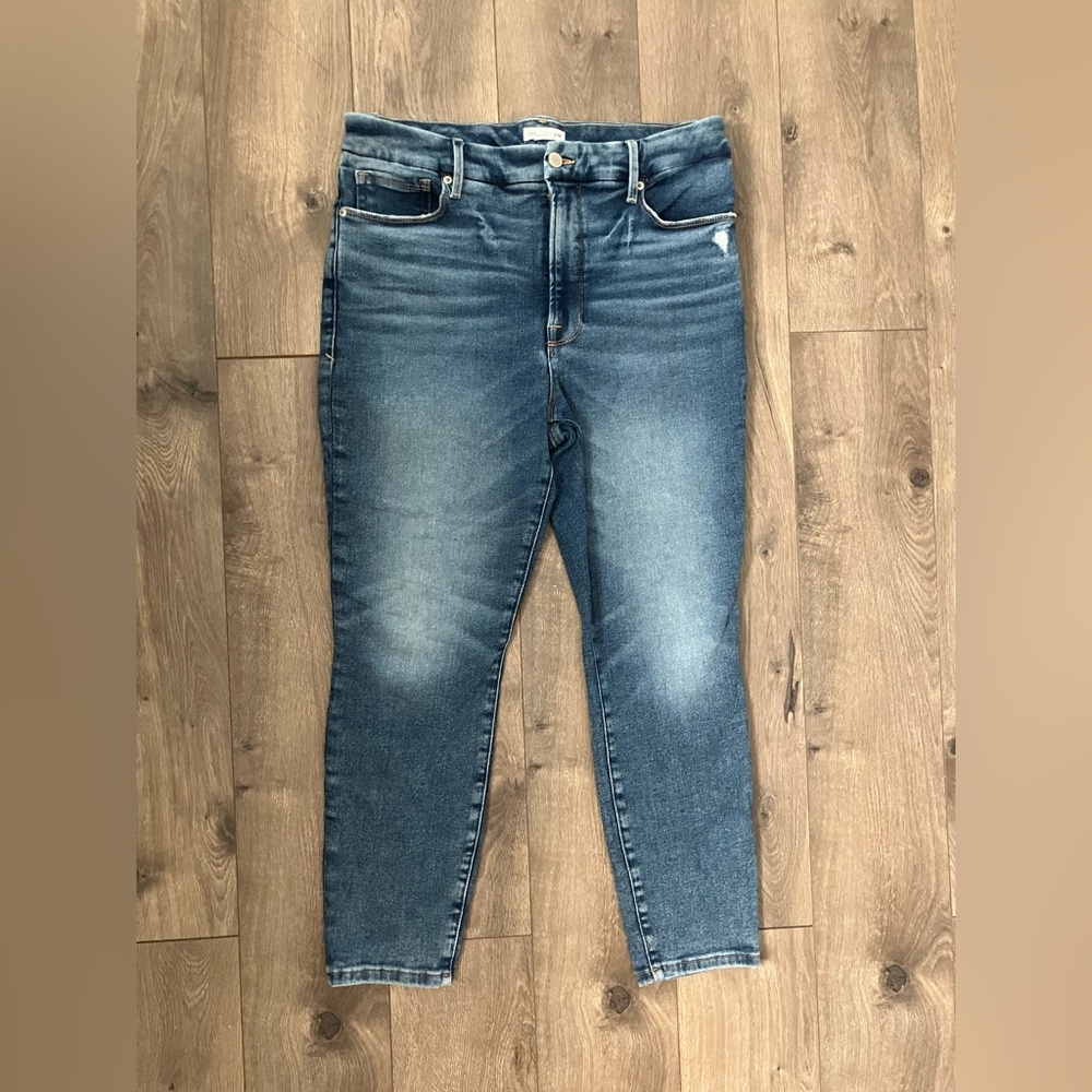 High Waisted Good American Skinny Jeans